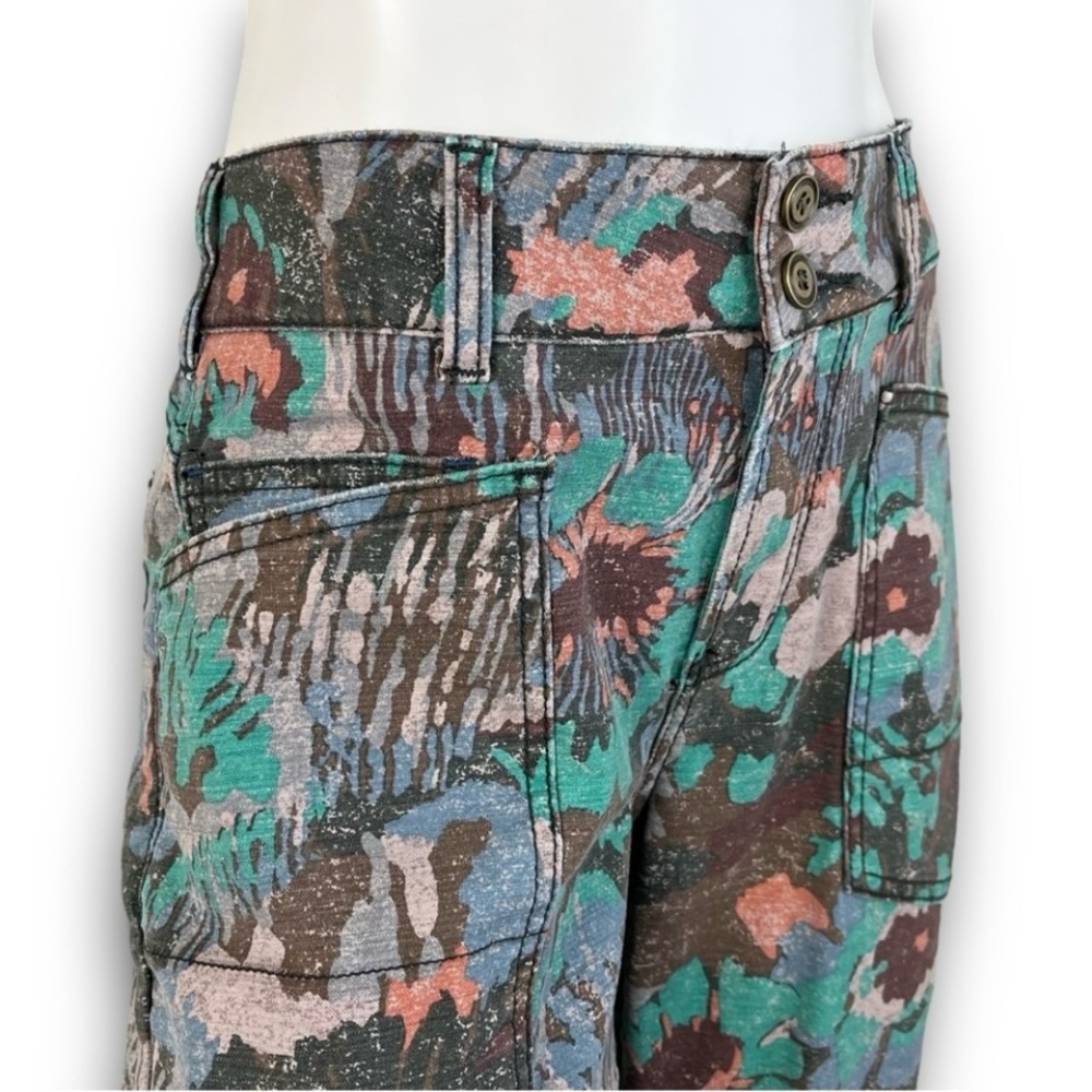 PILCRO The Wanderer Utility Pants Artsy Floral Cottagecore Elfcore Fairycore - Picture 6 of 12